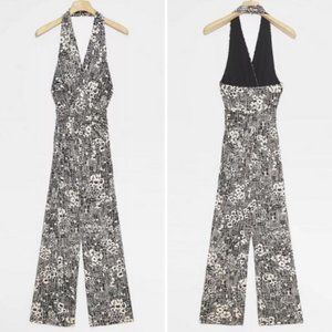 NWT Anthropologie Giovanna Halter Jumpsuit | XL